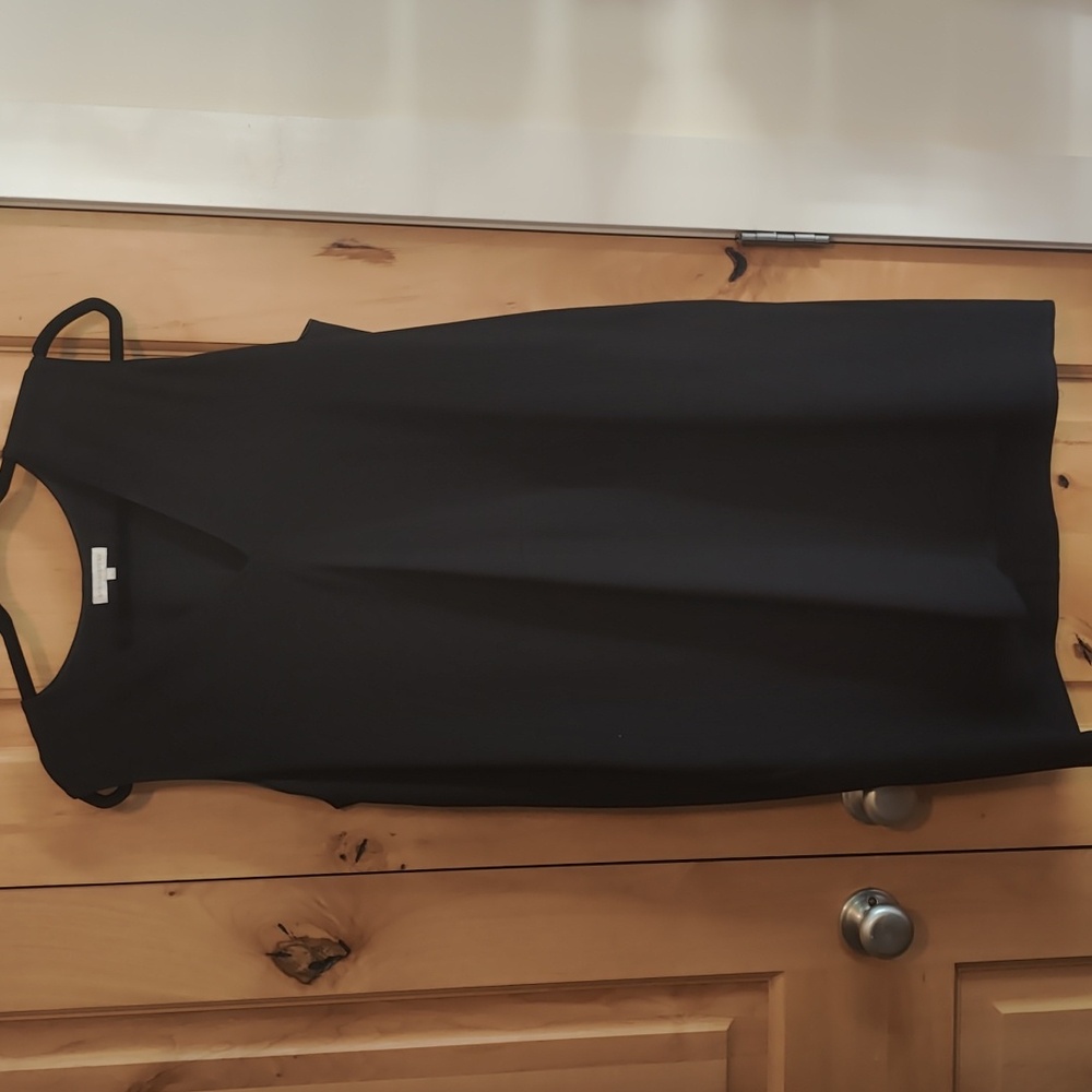 Ann Mashburn black a-line shift dress, size XL